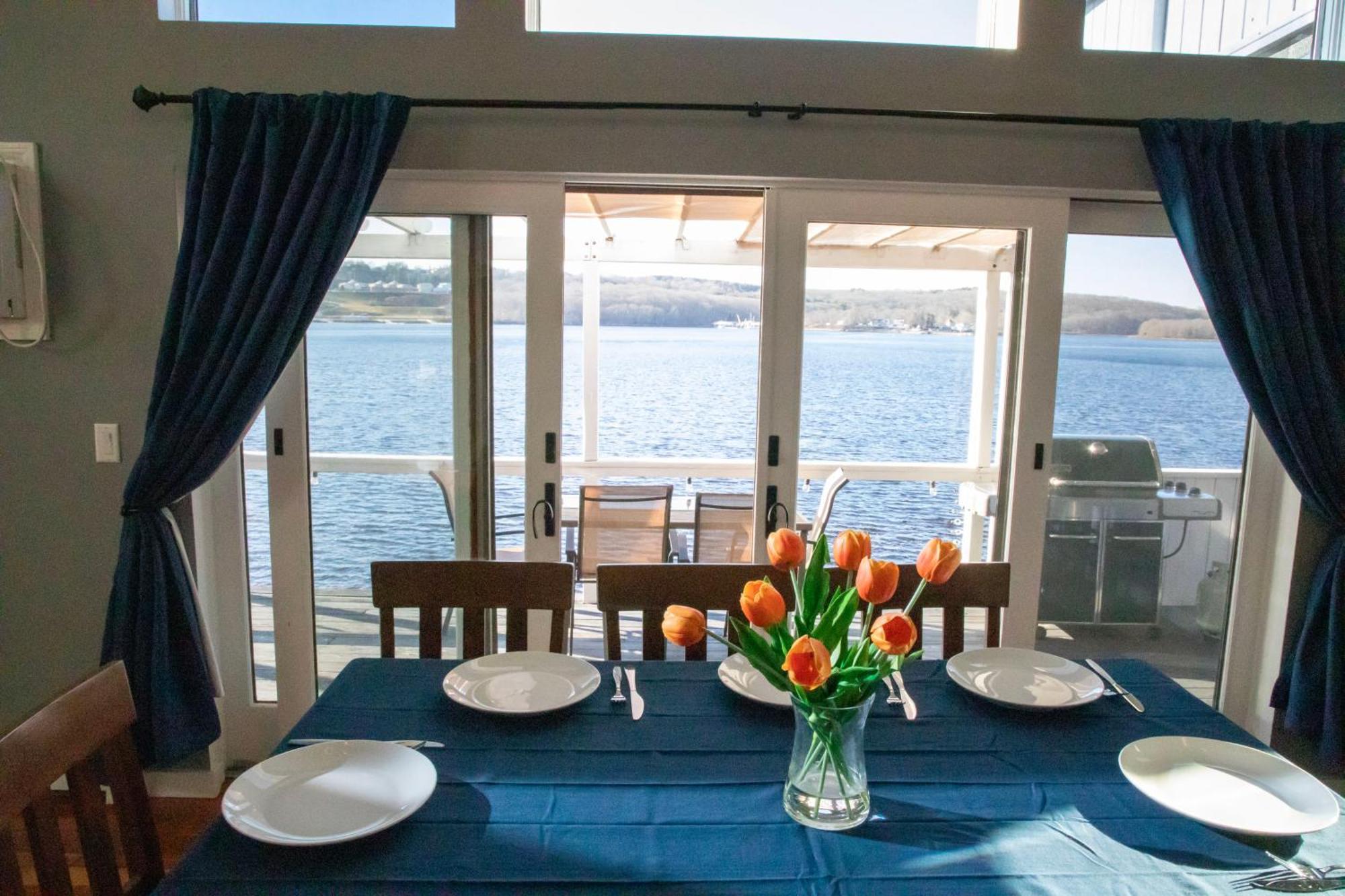 Spectacular Home With A Amazing Ocean - River View Groton Buitenkant foto